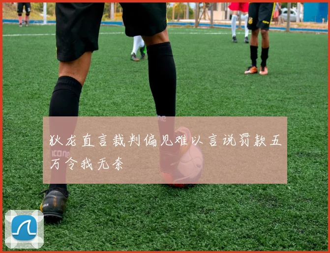 狄龙直言裁判偏见难以言说罚款五万令我无奈